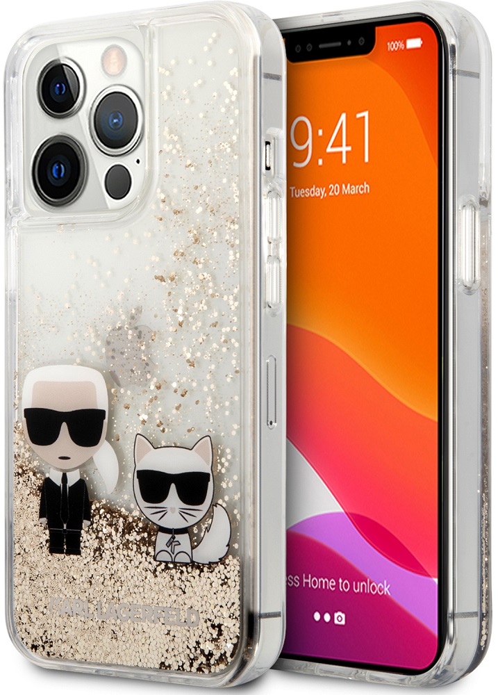 Чехол-накладка Karl Lagerfeld iPhone 13 Pro Max Liquid glitter Karl ...