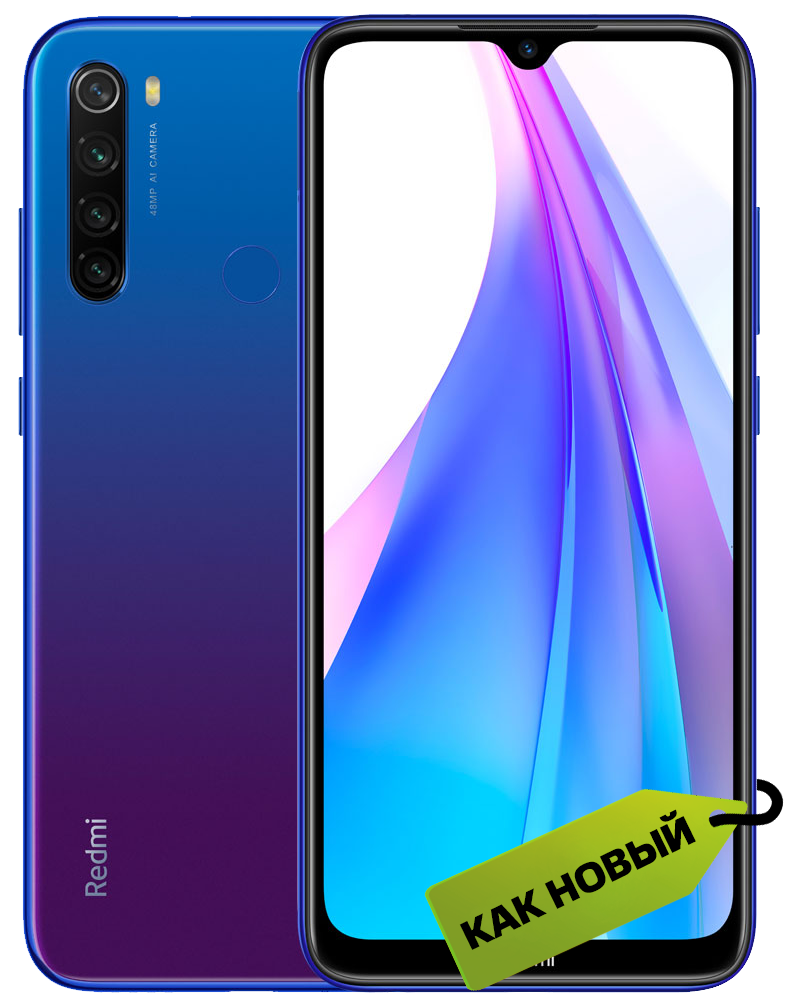 Смартфон Xiaomi Redmi Note 8T 4/64Gb Starscape Blue 