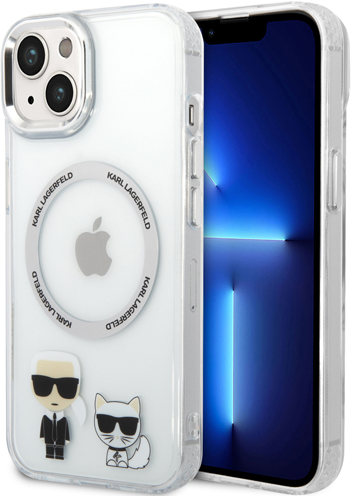 Чехол-накладка Karl Lagerfeld iPhone 14 Magsafe Karl & Choupette Bodies ...