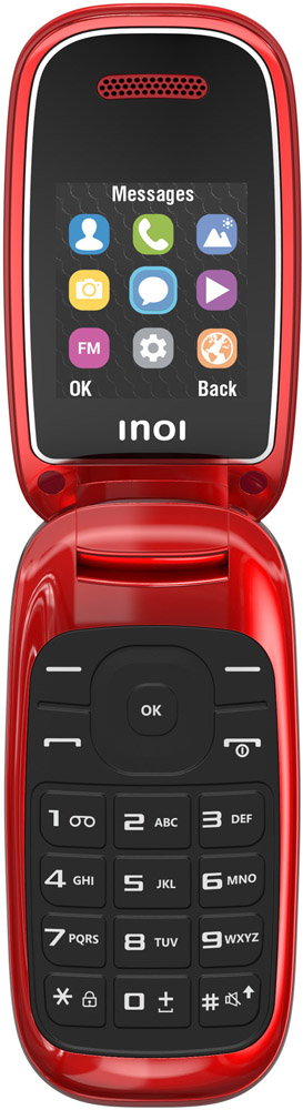 Мобильный телефон INOI 108R Dual sim Красный: купить по цене 1 390 ...