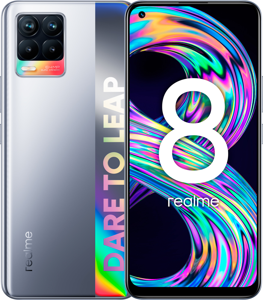 Смартфон realme 8 6/128Gb Silver: технические характеристики и описание –  Интернет – магазин МТС