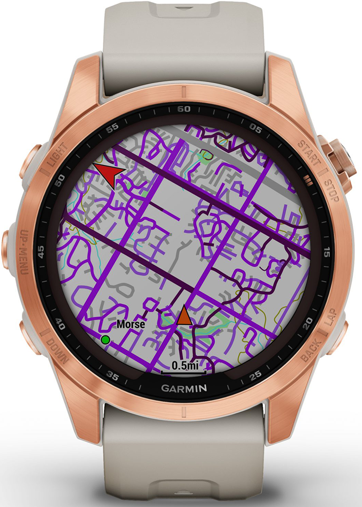 Часы Garmin Fenix 7S Solar Розовое золото: купить по выгодной цене в ...