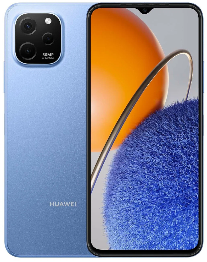 Смартфон HUAWEI nova Y61 6/64Гб Сапфировый синий: купить по цене 9 990  рублей в интернет магазине МТС