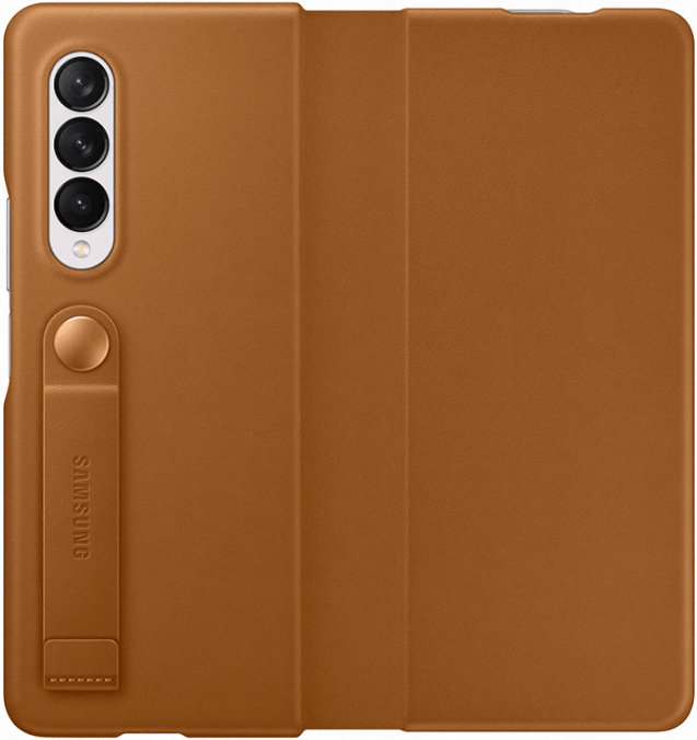 Чехолкнижка Samsung Galaxy Z Fold3 Flip Cover кожаный Sandy Beige (EF