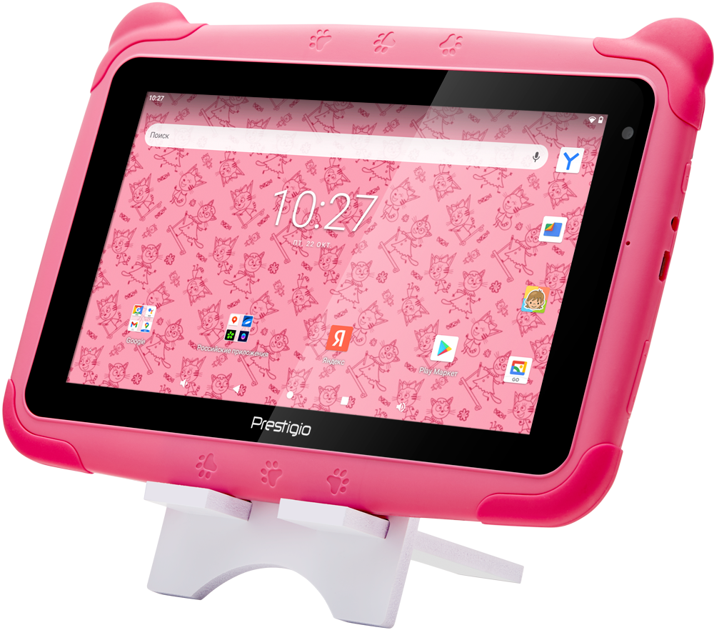 Планшет Prestigio SmartKids PMT3997 7" 1/16Gb Pink (Комплект): купить  по цене 1 195 рублей в интернет магазине МТС