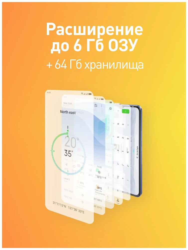 Смартфон Infinix SMART 6 Plus 3/64Gb Черный: технические характеристики ...