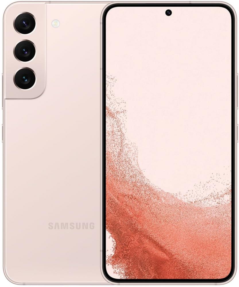 Смартфон Samsung Galaxy S22 8/256 Гб 5G Dual sim розовое золото (SM ...