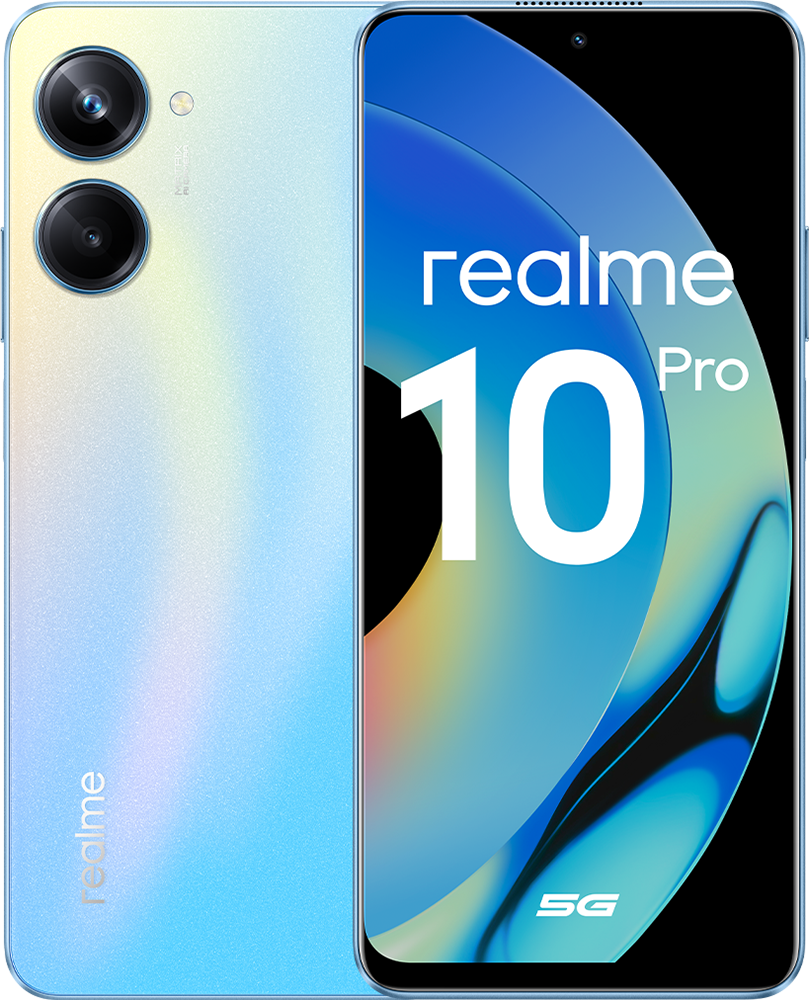 Смартфон Realme 10 Pro 8/256Gb Голубой: купить по цене 26 990 рублей в  интернет магазине МТС