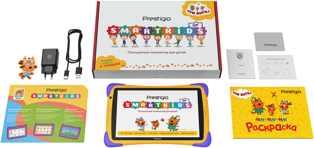 Планшет Prestigio SmartKids UP PMT3104 10" 1/16Gb Orange/Purple ...