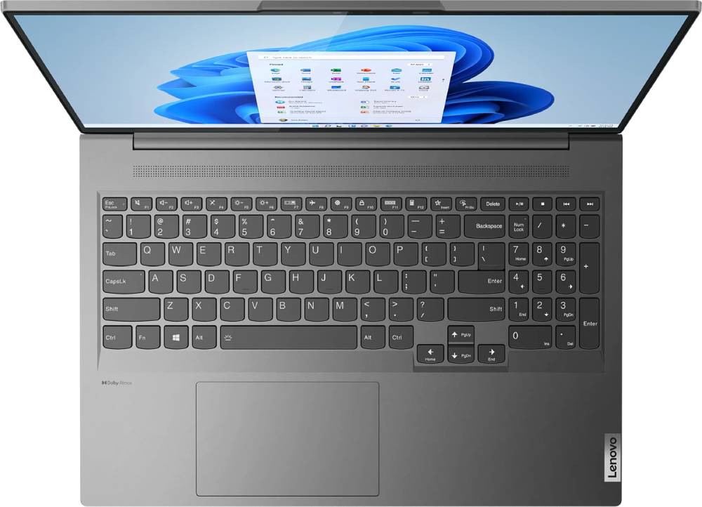 Ноутбук Lenovo Yoga Slim 7 Pro 16ARH7 16&quot; Ryzen 7 6800HS 16/512Гб  RTX3050 4Гб Win11Home Серый: купить по цене 163 790 рублей в интернет  магазине МТС