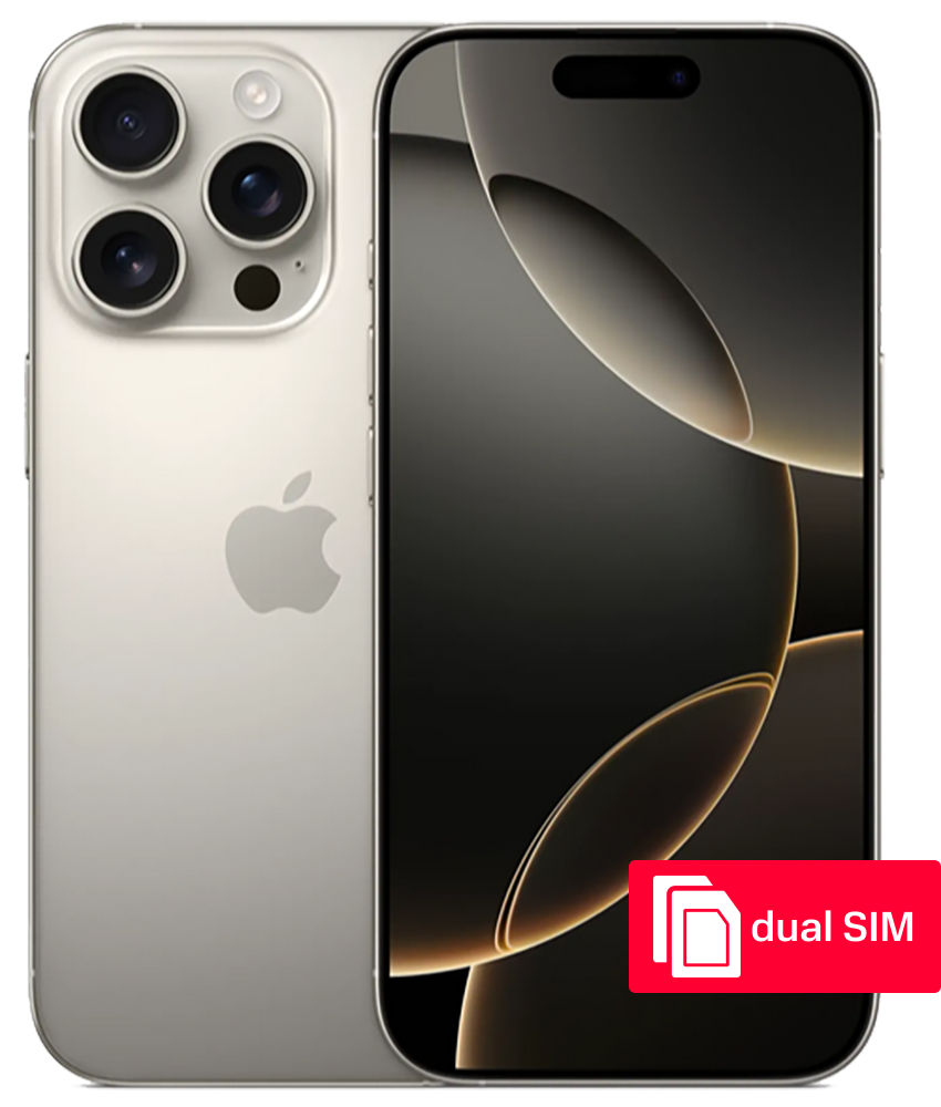 Смартфон Apple iPhone 16 Pro 512Gb SIM + SIM Natural Titanium