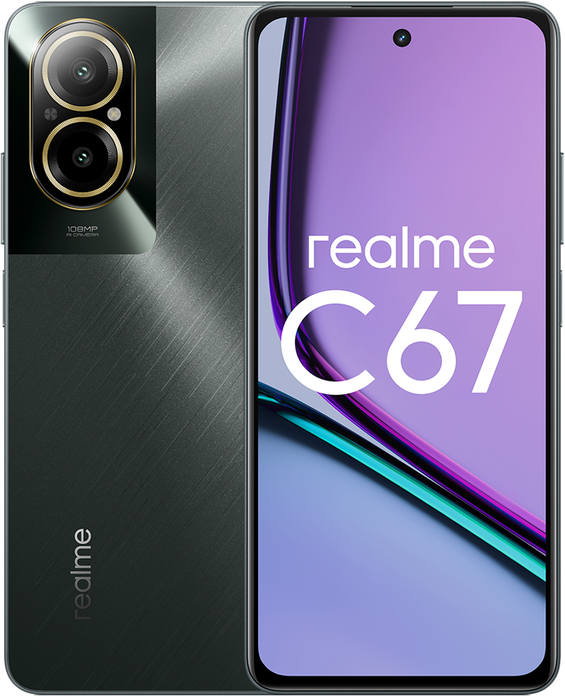 Смартфон realme C67 6/128 Гб Черный: технические характеристики и описание  – Интернет – магазин МТС