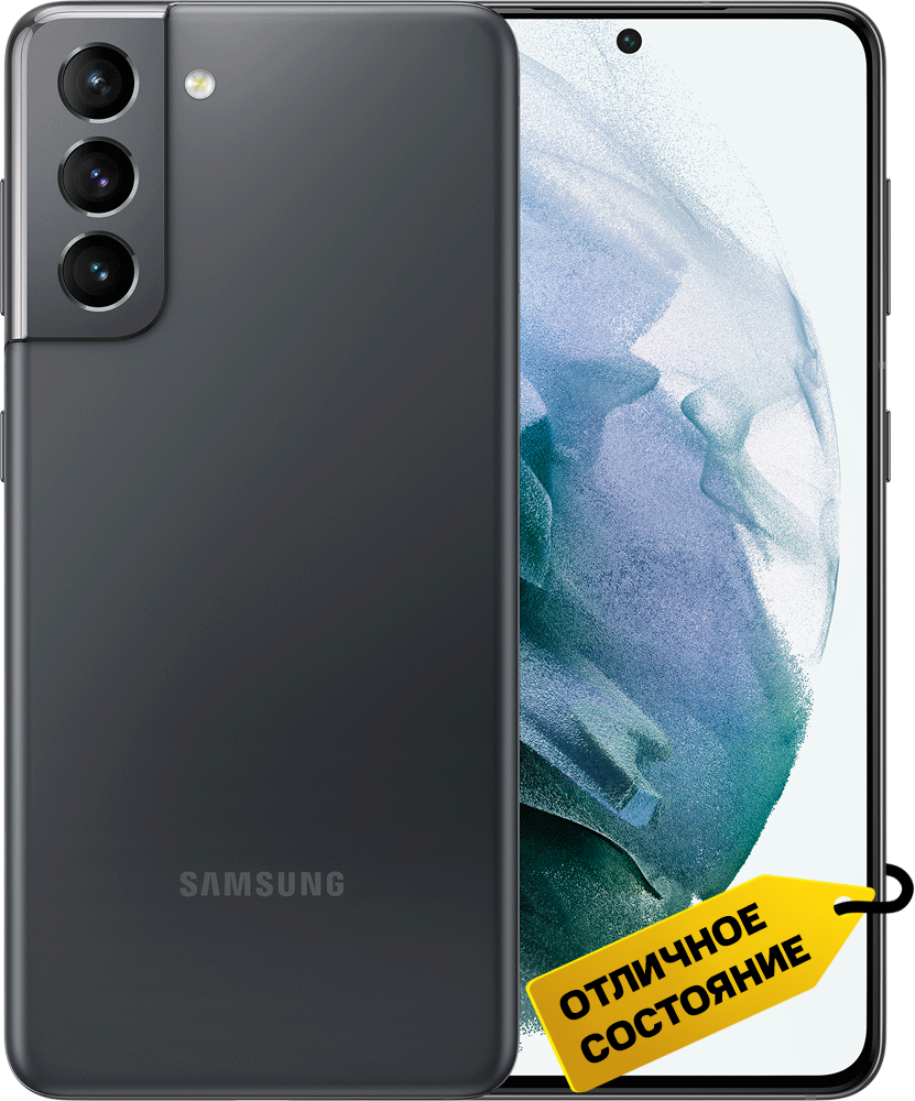 Смартфон Samsung Galaxy S21 8/128Gb Серый «Отличное состояние»: купить по  цене 35 690 рублей в интернет магазине МТС