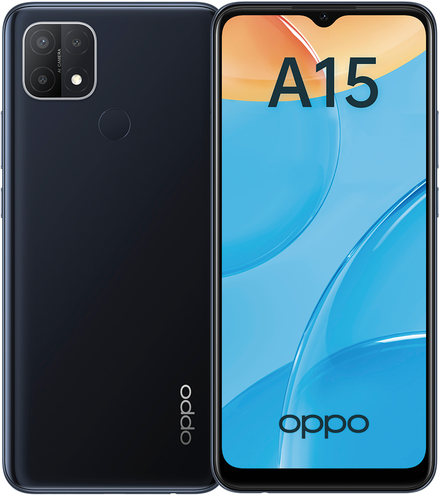 Смартфон OPPO A15 2/32Gb Black: технические характеристики и описание –  Интернет – магазин МТС