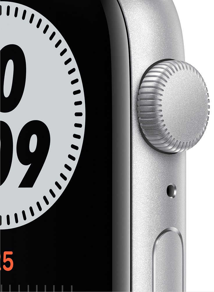Часы Apple Watch Nike SE GPS 44мм корпус из алюминия серебряный ...