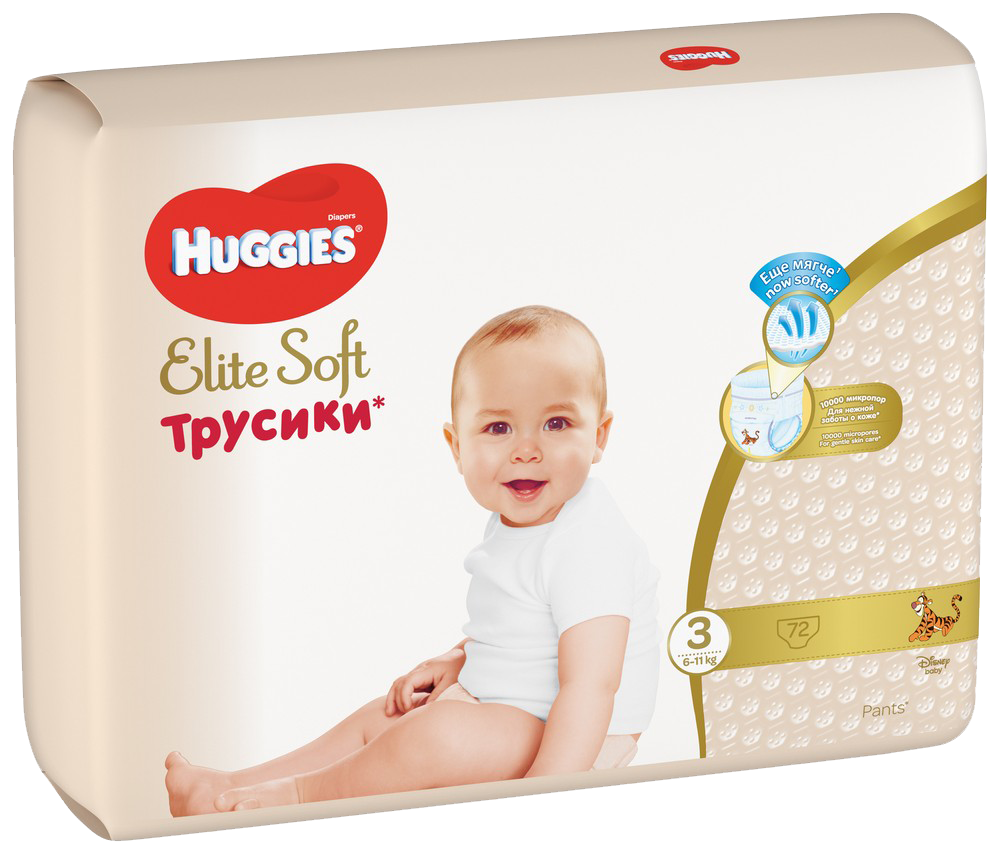 Püksmähkmed Huggies Elite Soft 3 6-11kg 48tk