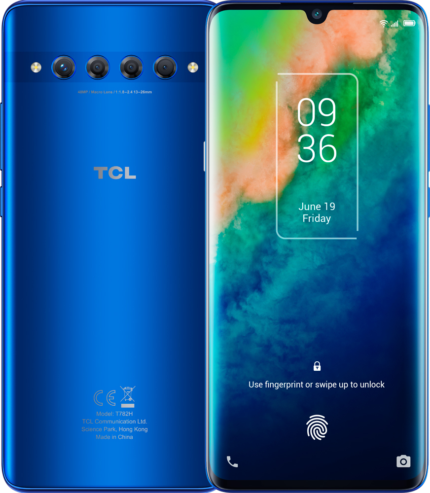 Смартфон TCL 10 Plus 8/256GB Moonlight Blue: купить по цене 24 990 рублей в  интернет магазине МТС