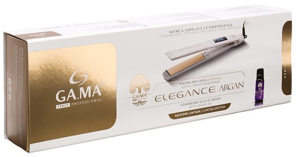 Выпрямитель волос GA.MA ELEGANCE Argan GI0201 белый. Выпрямитель волос ...