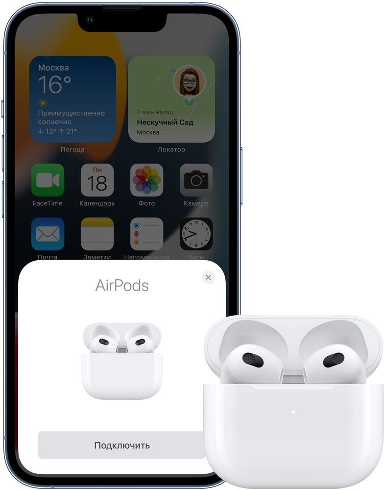 Беспроводные наушники Apple AirPods 3 White (MME73RU/A): купить по цене 19  490 рублей в интернет магазине МТС