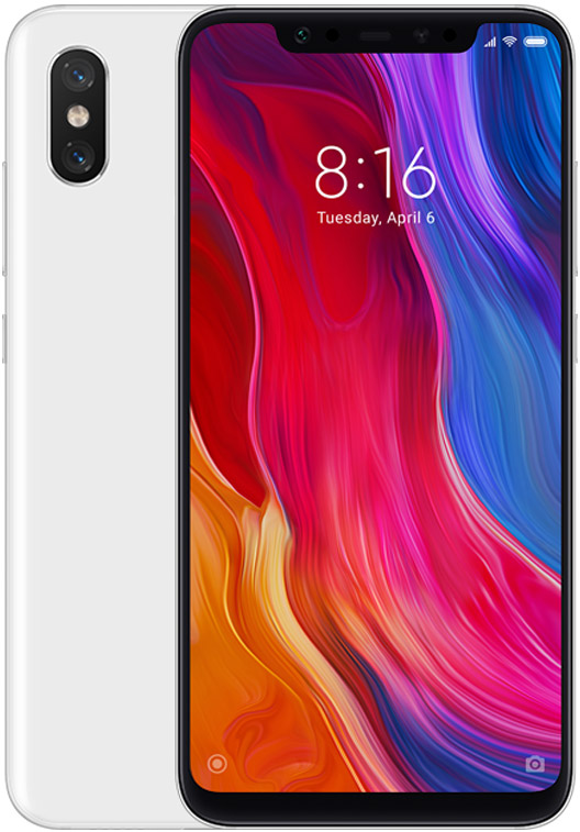 Смартфон Xiaomi Mi 8 64Gb White: купить по цене 17 990 рублей в ...