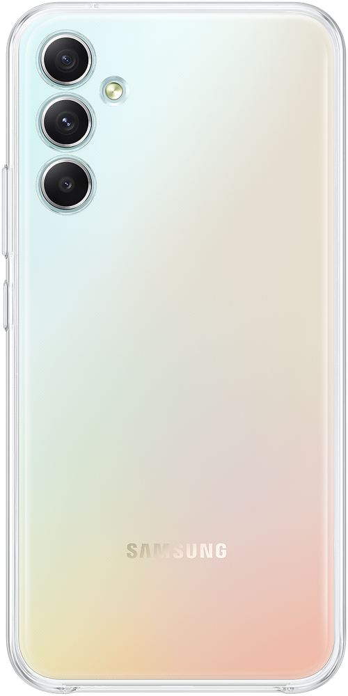 Чехол-накладка Samsung Galaxy A34 Clear Case прозрачный: купить по цене ...