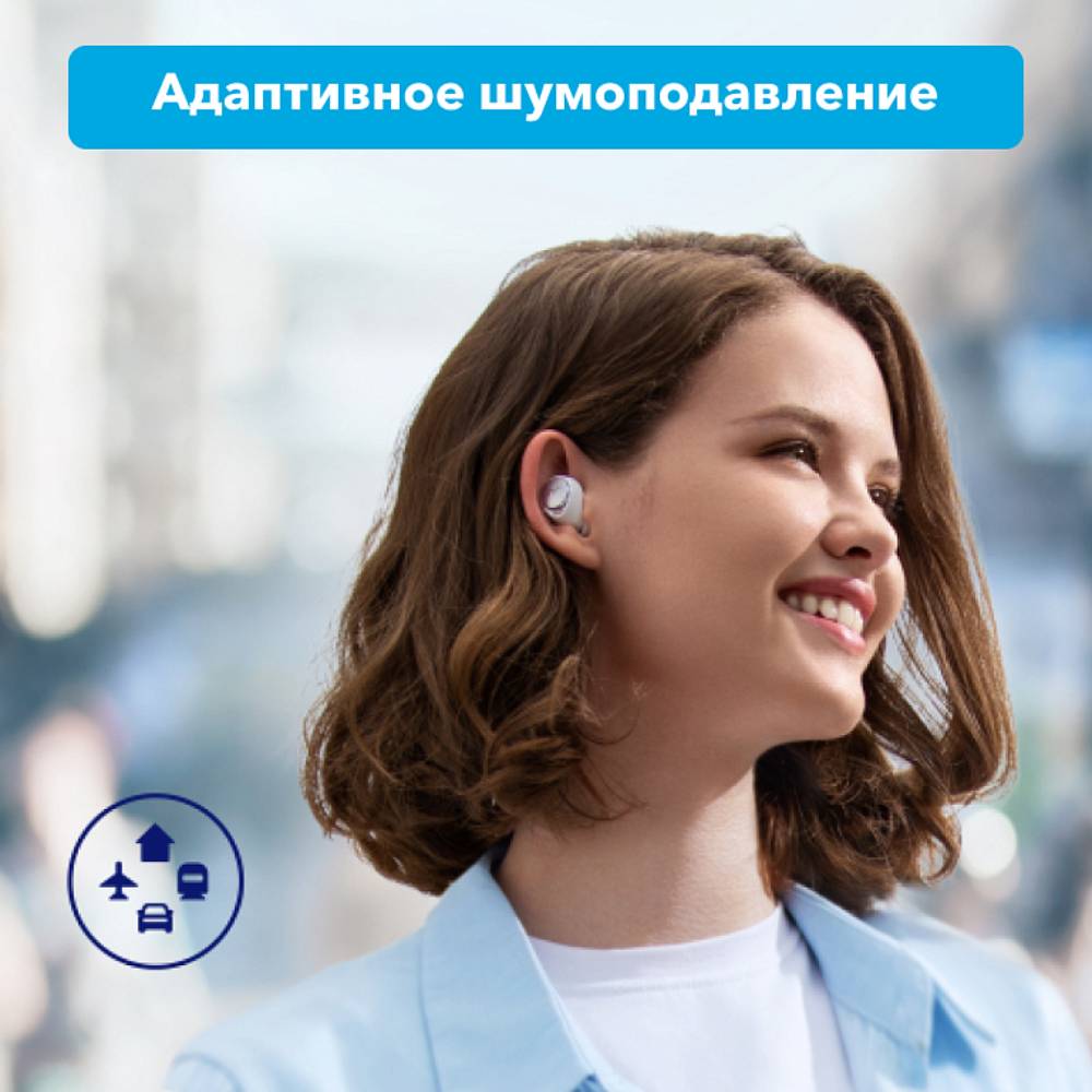 Беспроводные наушники Anker Soundcore Space A40 Белые: купить по ...