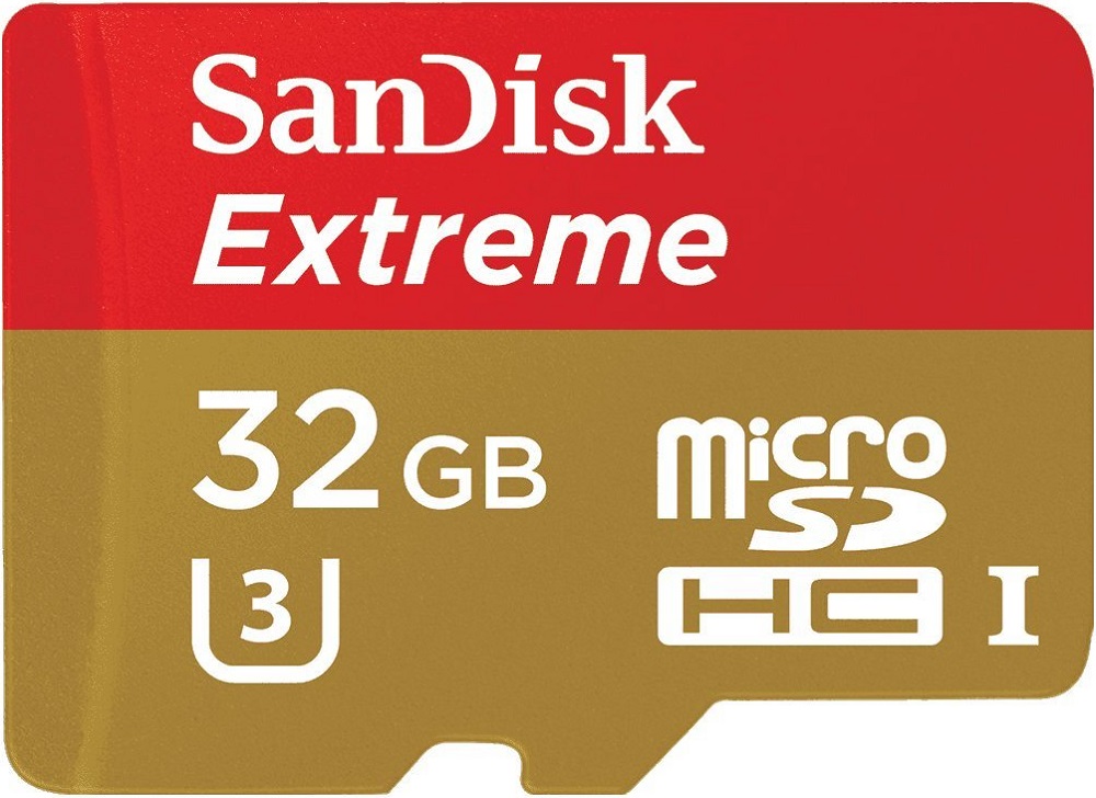 Карта памяти MicroSDHC SanDisk 32Gb Class10 UHS-I, U3, 90MB/s SDSQXVF ...
