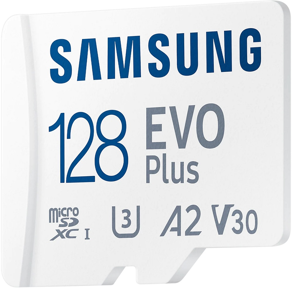 Карта памяти MicroSDXC Samsung EVO V6 128Gb Class10 с адаптером Белая ...