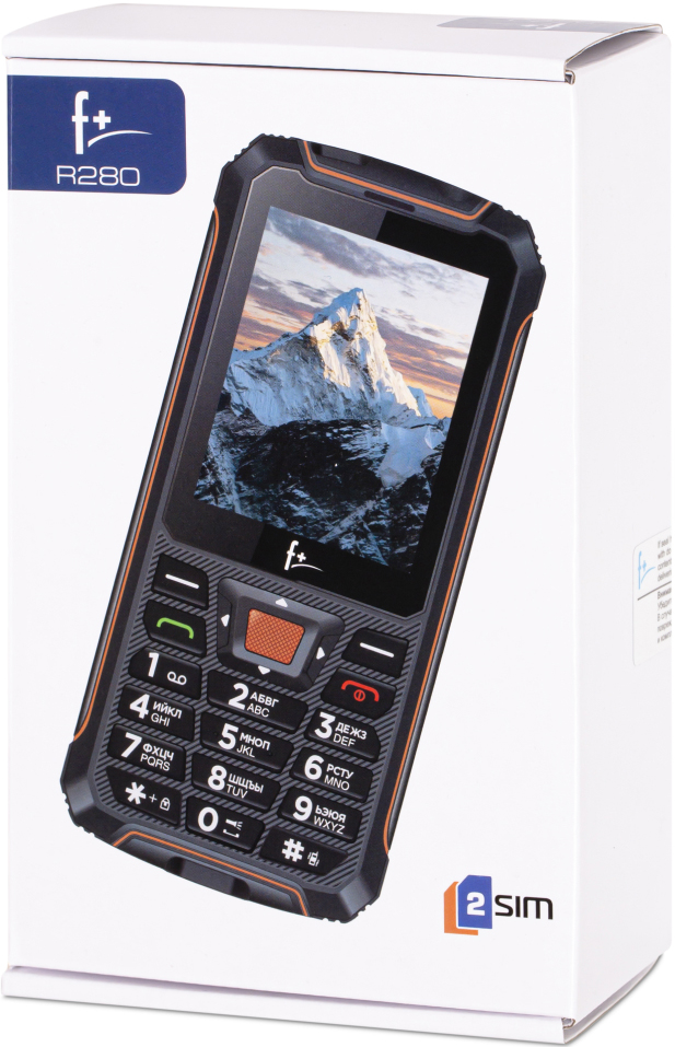 Мобильный телефон F+ R280 Dual sim Black: технические характеристики и ...
