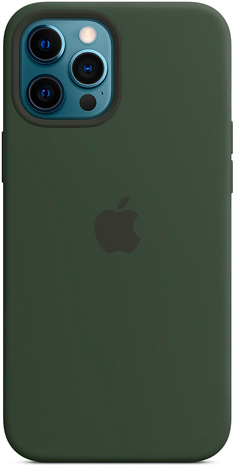 Клип-кейс Apple iPhone 12 Pro Max MagSafe силиконовый Кипрский зеленый ...