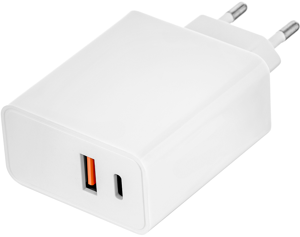 СЗУ uBear USB-С USB-A Power Delivery 30W White: купить по цене 1 490 рублей  в интернет магазине МТС