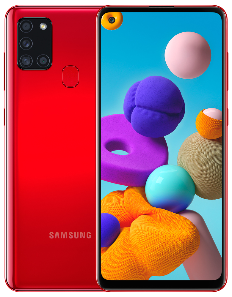 Смартфон Samsung Galaxy A21s 4/64Gb Black: купить по цене 14 490 рублей ...