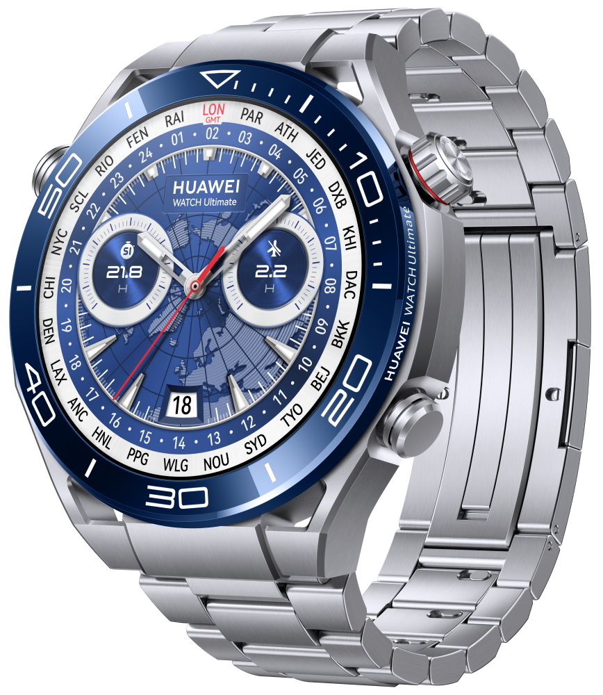 Часы HUAWEI WATCH Ultimate Colombo-B29 Серебристый океан: купить по ...
