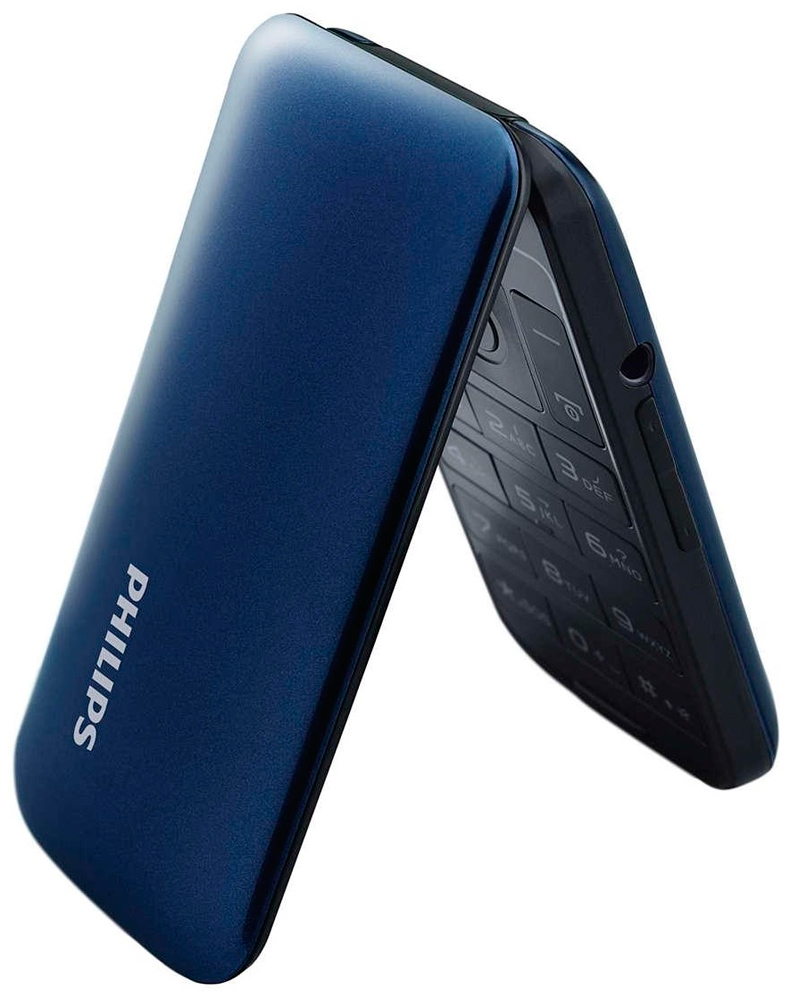 Мобильный телефон Philips Xenium E255 Dual sim Blue: купить по цене 1 790  рублей в интернет магазине МТС