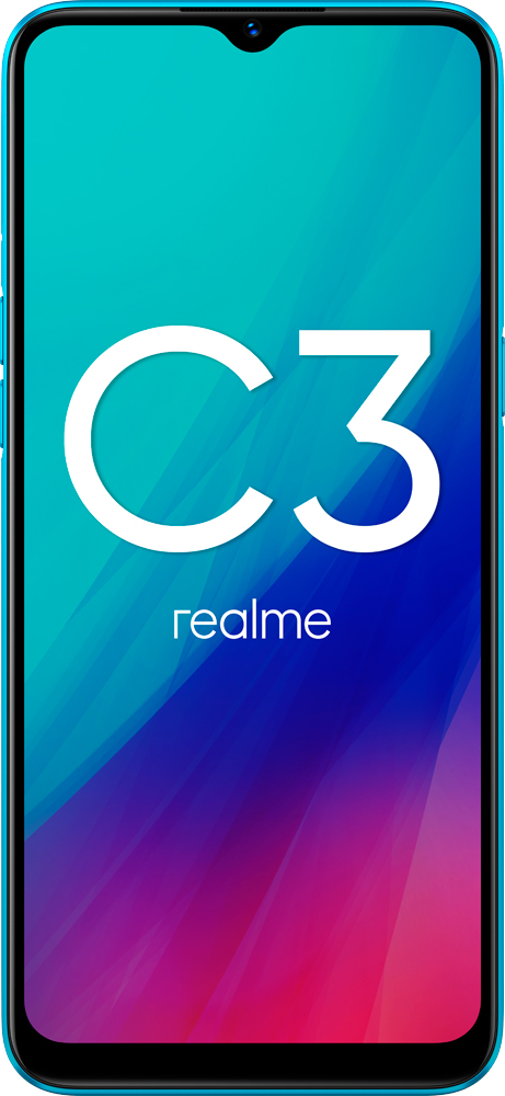 Смартфон realme C3 3/64Gb Blue: технические характеристики и описание ...