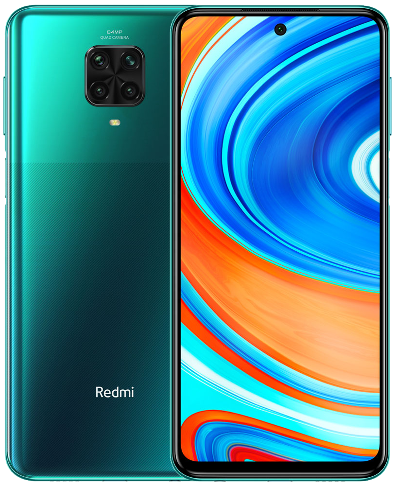 Смартфон Xiaomi Redmi Note 9 Pro 6/128Gb Зелёный «Отличное состояние»:  купить по цене 13 290 рублей в интернет магазине МТС