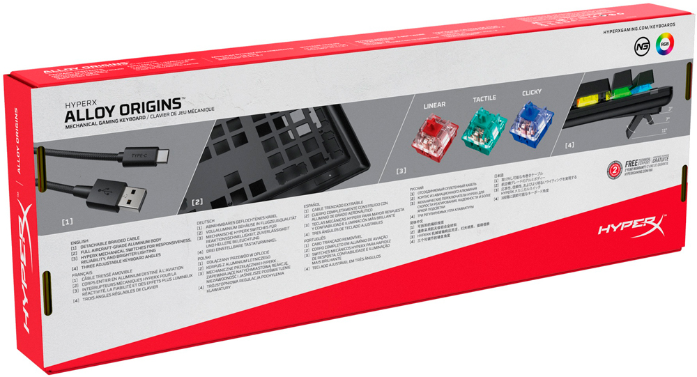 Клавиатура HyperX Origins Full игровая Black: купить по цене 5 590 ...