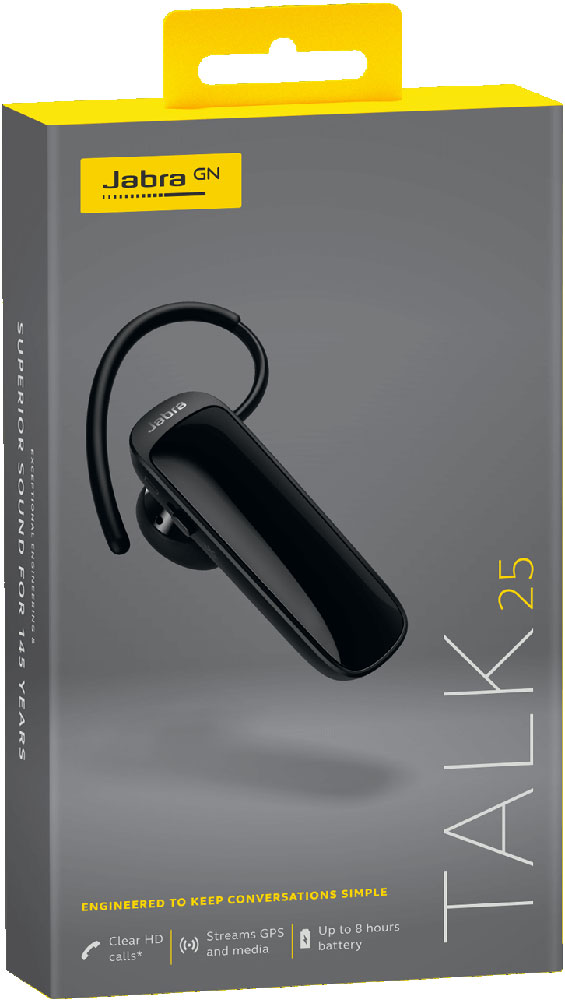 Гарнитура Jabra Talk 25 Black: купить по выгодной цене в интернет ...