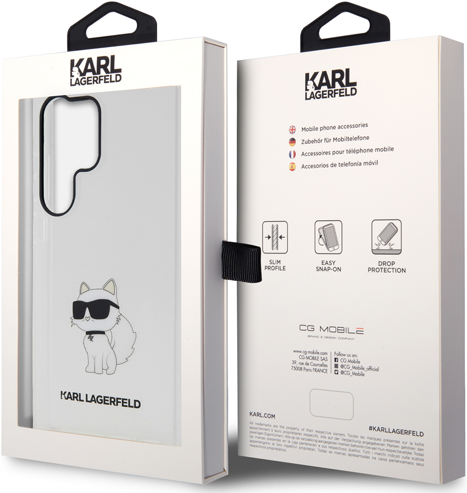 Чехол-накладка Karl Lagerfeld Samsung Galaxy S23 Ultra IML Black Outline  Case NFT Прозрачный (KLHCS23LHNCHTCT): купить по цене 2 290 рублей в  интернет магазине МТС