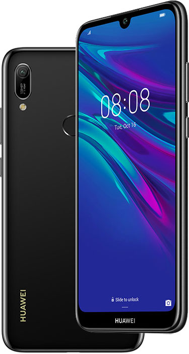 Смартфон Huawei Y6 2019 2/32Gb Black: купить по цене 4 990 рублей в ...