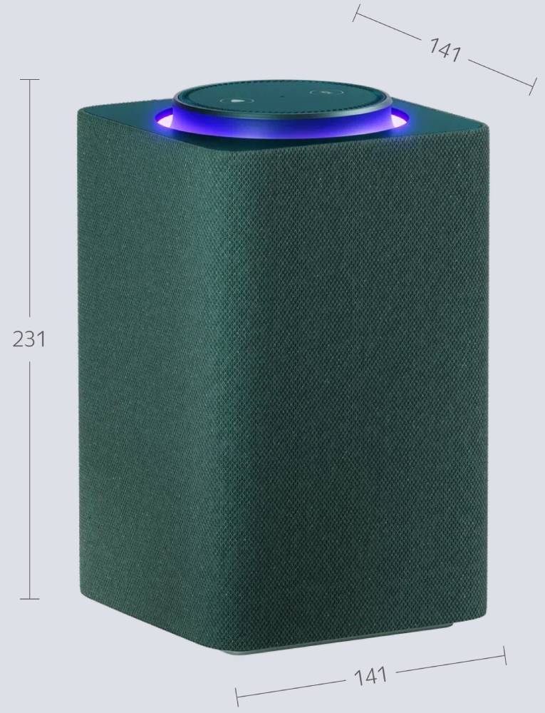Умная колонка Яндекс Станция Макс с Zigbee Зеленая: купить по цене 34 ...