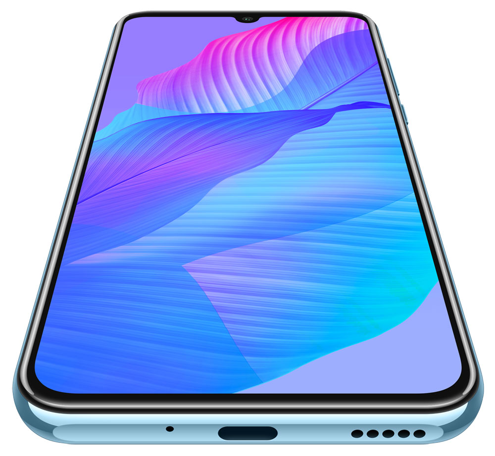 Смартфон Huawei Y8p 4/128Gb Light Blue: купить по цене 7 990 рублей в ...