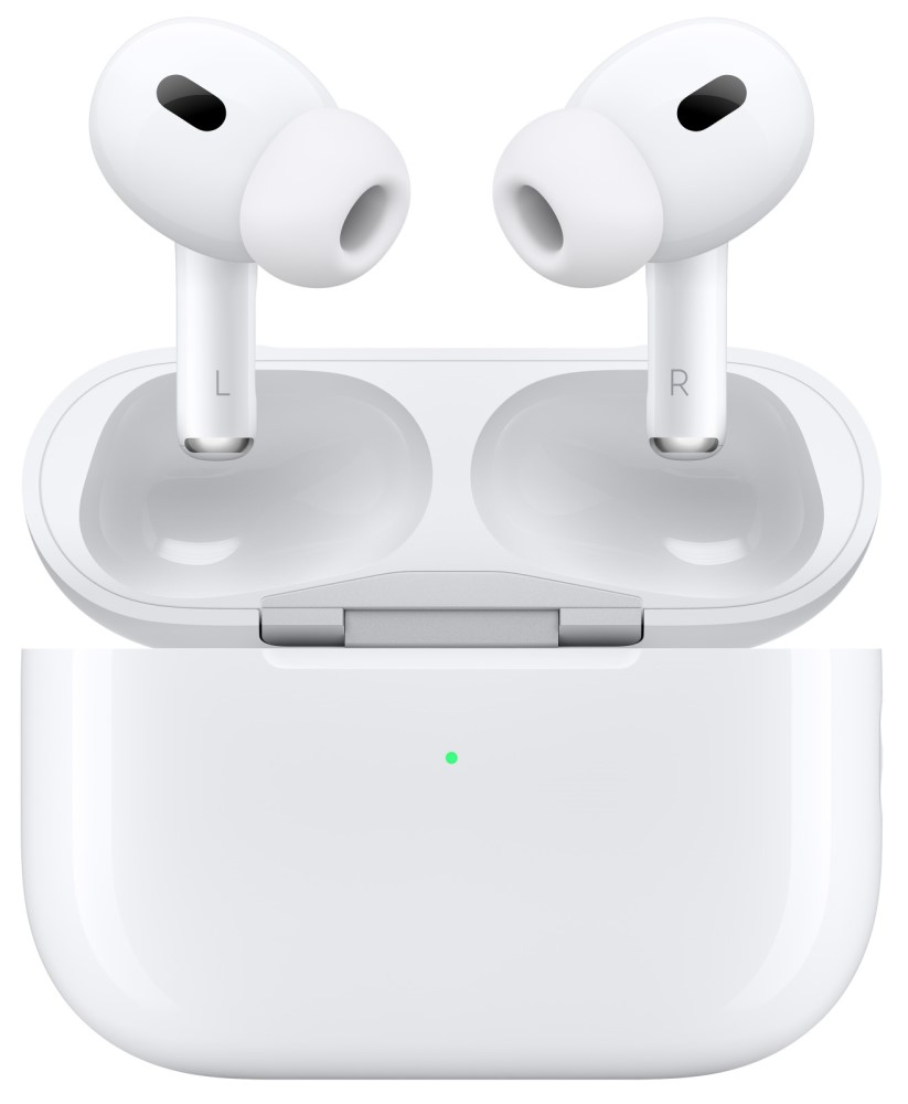 Беспроводные наушники с микрофоном Apple AirPods Pro (2nd generation)  MagSafe Charging Case Белые: купить по цене 26 490 рублей в интернет  магазине МТС