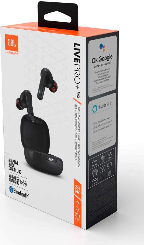 Беспроводные наушники JBL Live Pro+ TWS Black: купить по выгодной цене ...