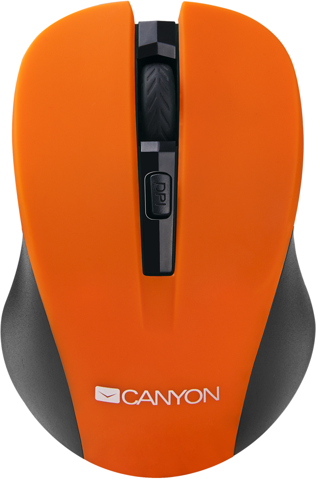 Мышь беспроводная Canyon CNE-CMSW1O Оранжевая: купить по цене 250 ...