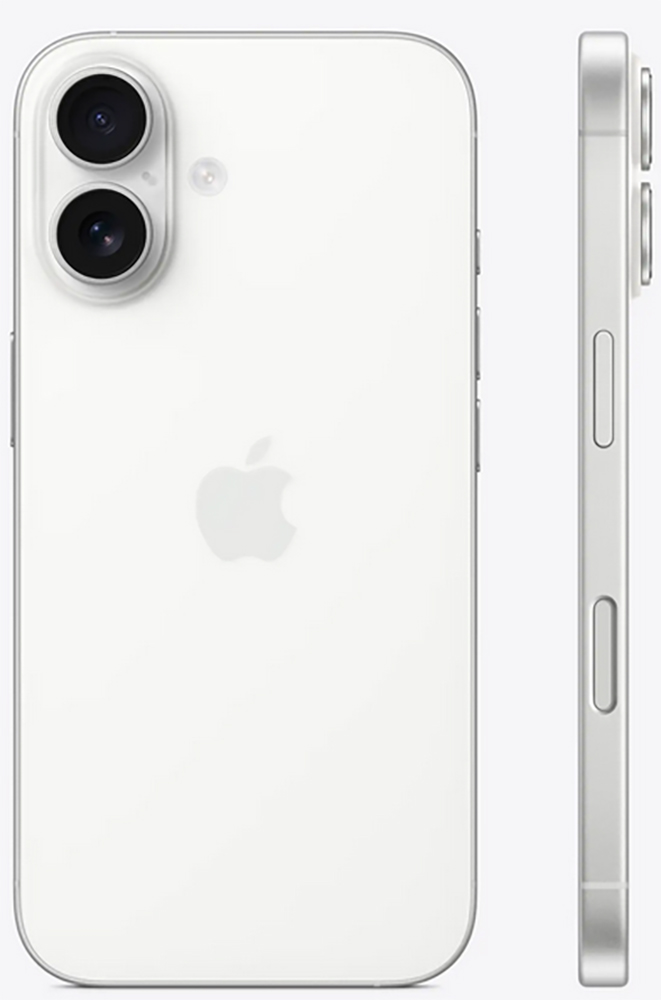 Смартфон Apple iPhone 16 128Gb eSIM + SIM Белый: купить по выгодной ...