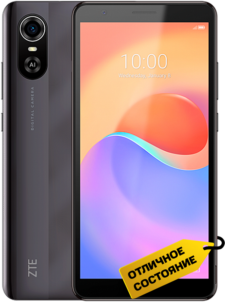 Смартфон ZTE lade A31 Plus 1/32Gb Серый «Отличное состояние»: купить по ...