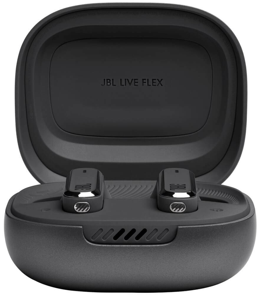 Беспроводные наушники с микрофоном JBL Live Flex Черные: купить по цене 12  890 рублей в интернет магазине МТС