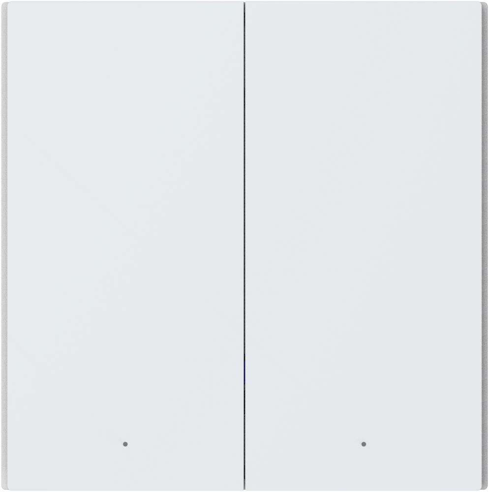 Умный выключатель Aqara Smart Wall Switch H1 EU настенный двухклавишный