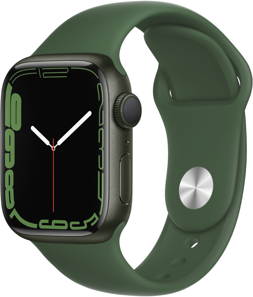Часы Apple Watch Series 7 GPS 41мм MKN03 корпус из алюминия зеленый ...